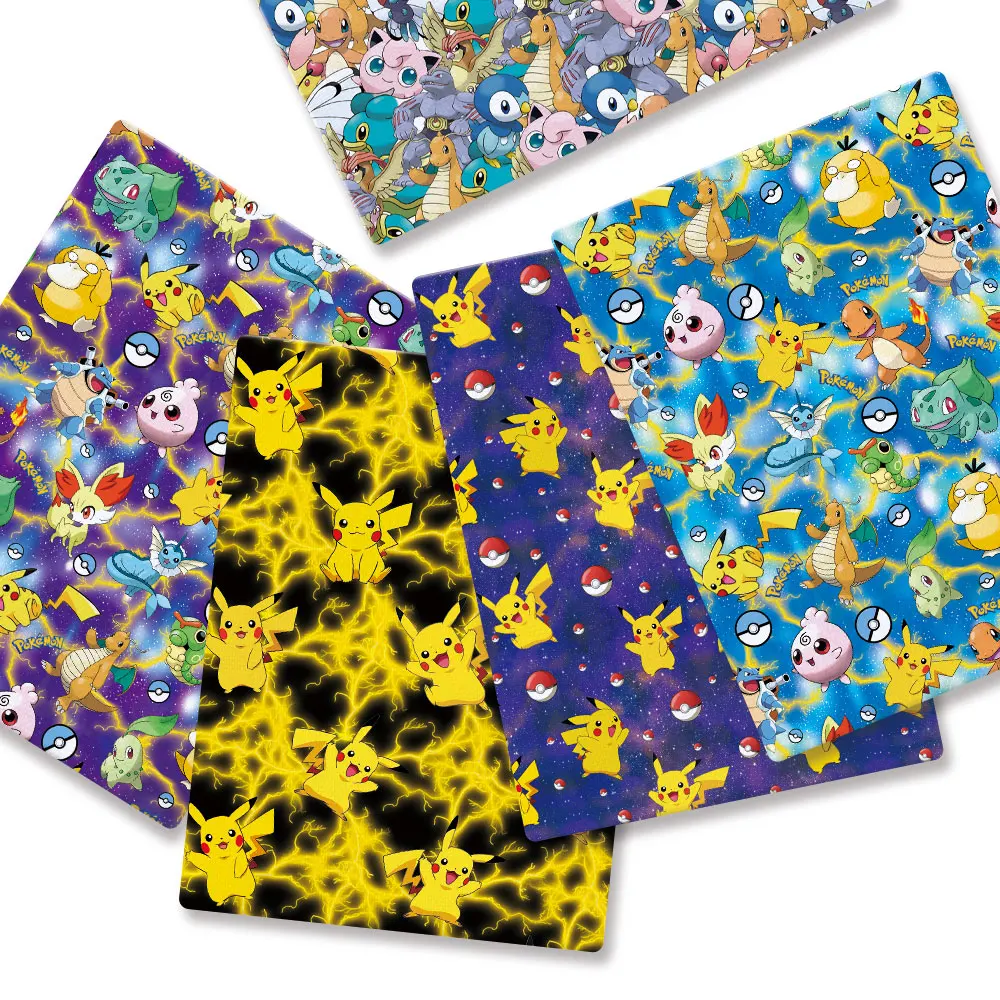 Baby Clothing Items - Pokemon Cartoon Fabric140*50cm Handmade Sewing Patchwork
