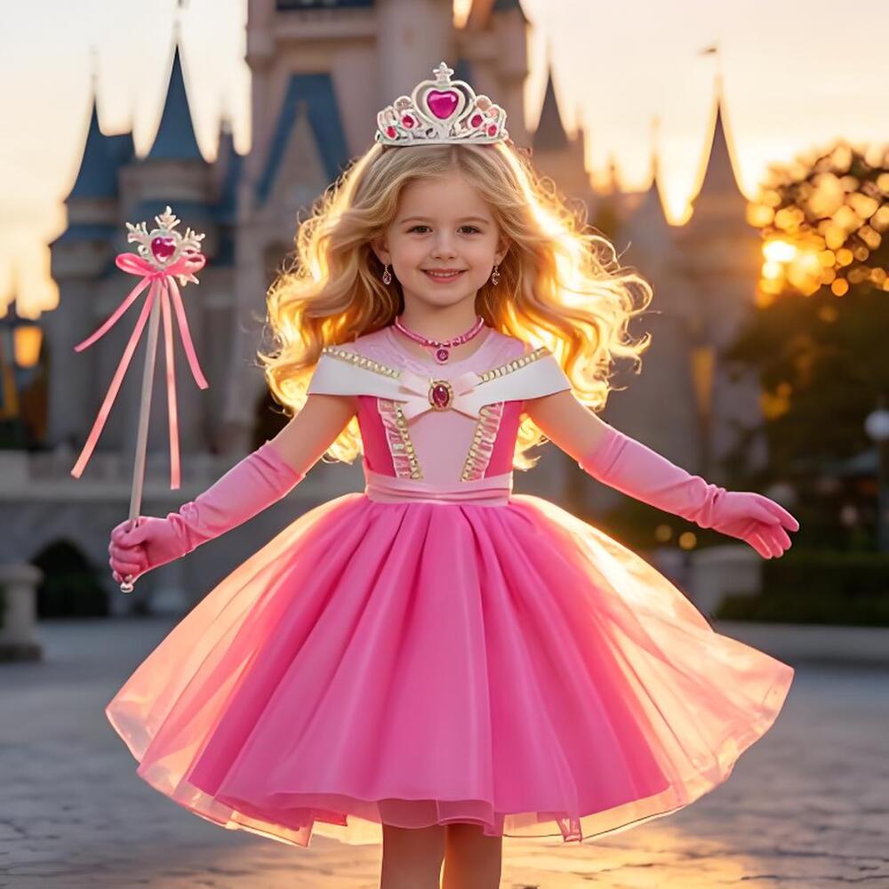 Baby Clothing Europe - 3-10 Yrs Sleeping Beauty Carnival Dress
