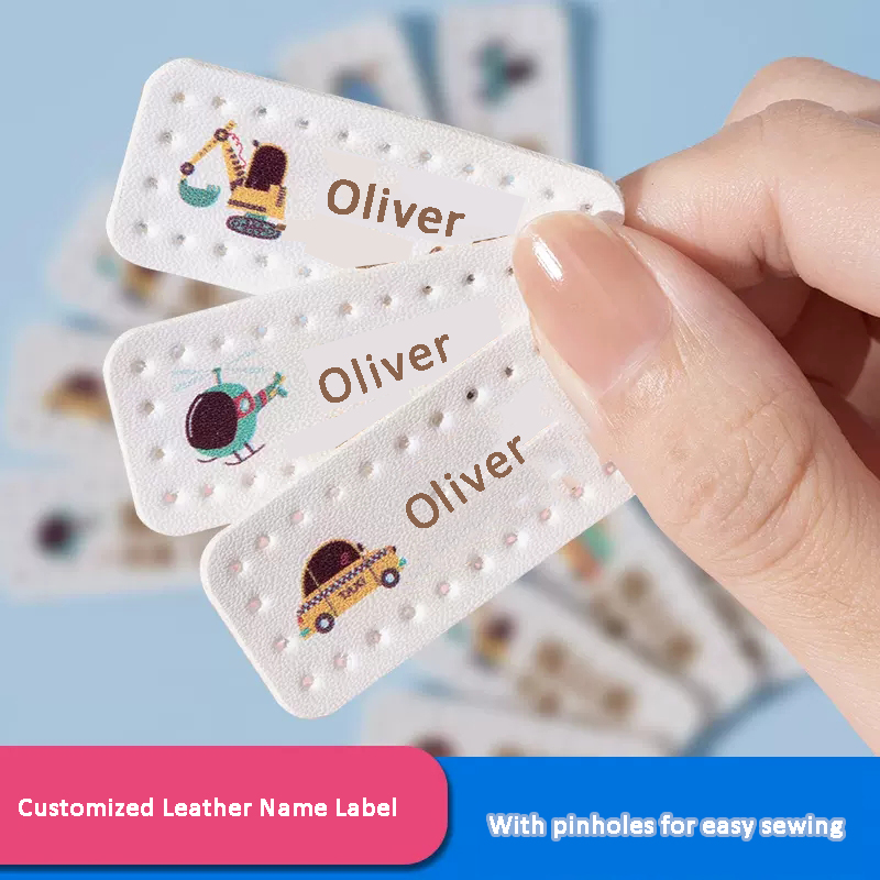 Customized Name Leather Laser  - đánh giá và giá Baby Clothing Labels