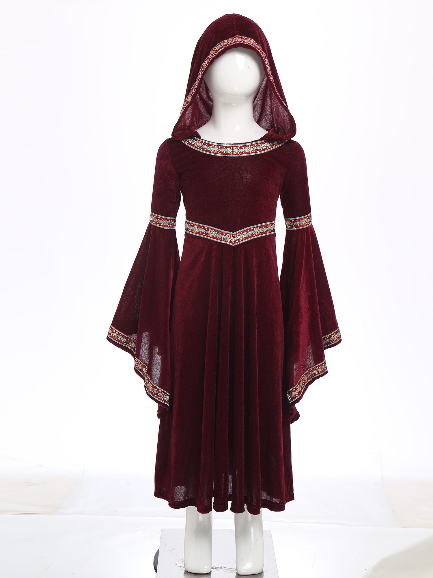 Hooded Medieval Princess Costu - đánh giá và giá Baby Clothing Europe