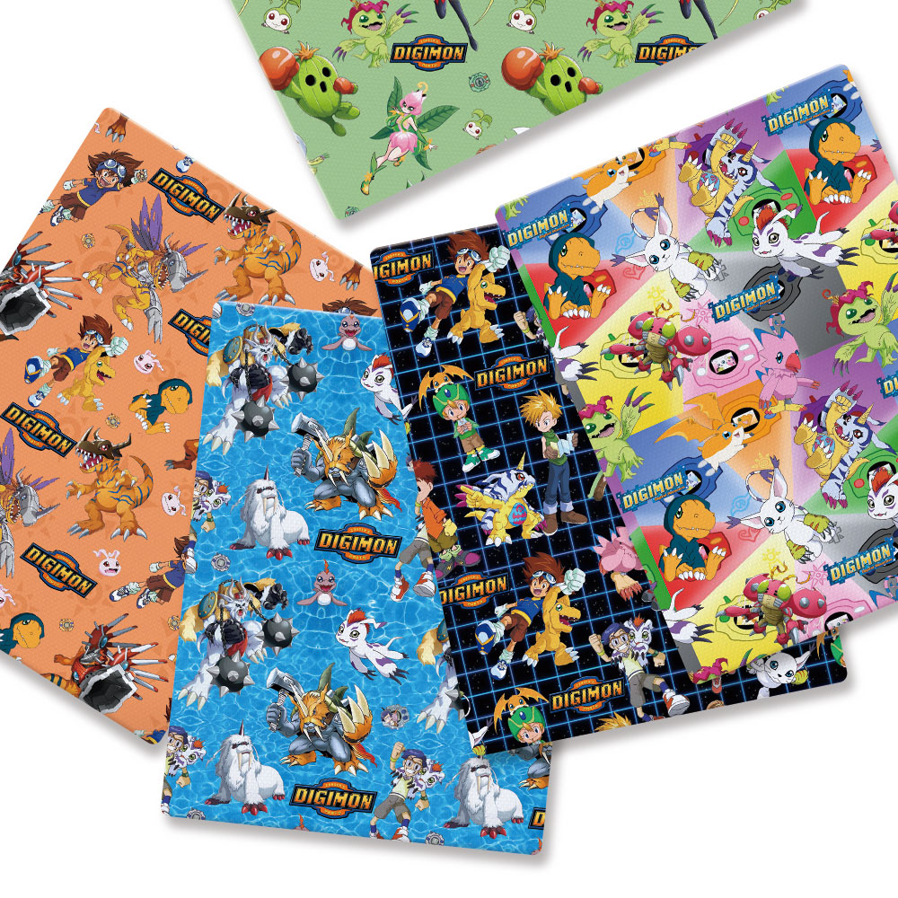 Digimon Cartoon Fabric 140cm H - đánh giá và giá Baby Clothing Material