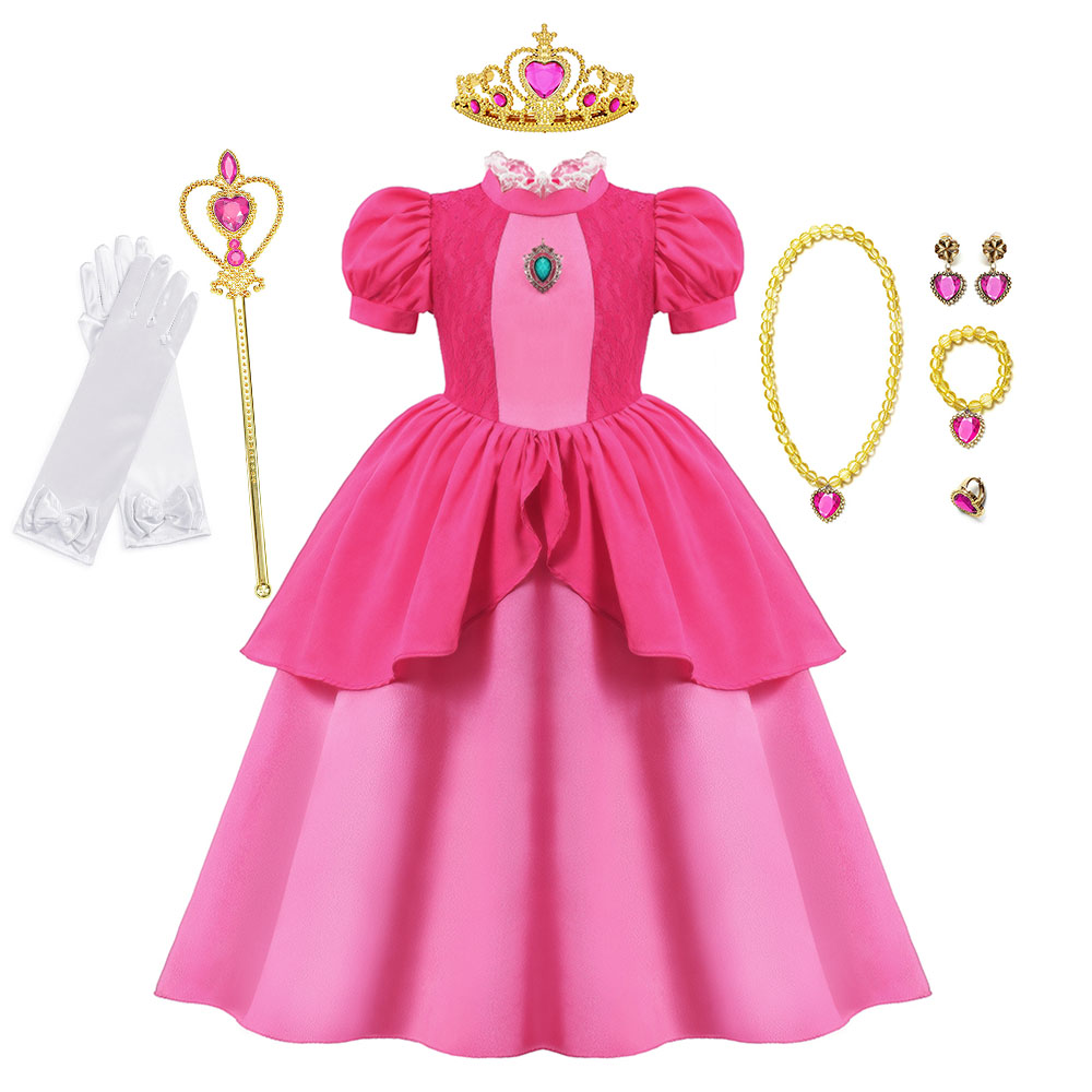 Peach Cosplay Dress Girl Movie - đánh giá và giá Baby Clothing Europe