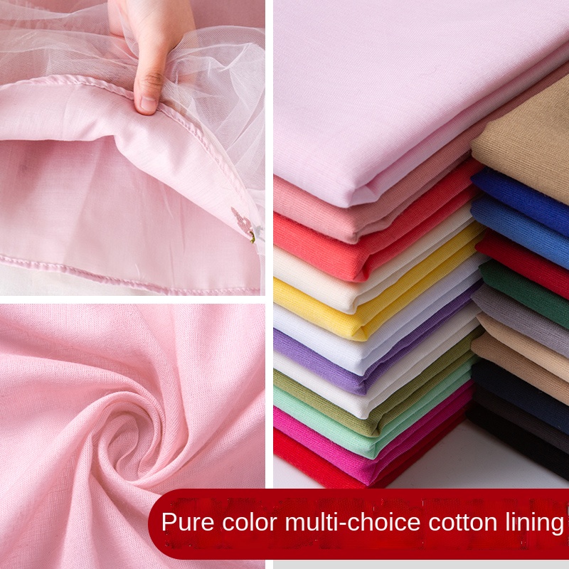 100% Cotton Lining Fabric 100x - đánh giá và giá Baby Clothing Material
