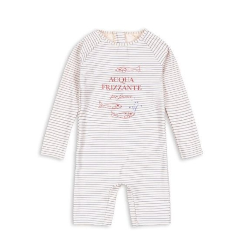 Kids Swimwears Boy Fish Stripe - đánh giá và giá Baby Swimwear Uv