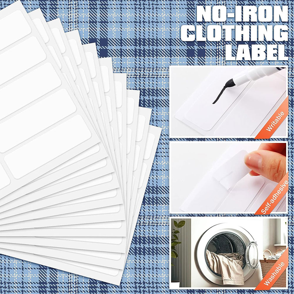 No-Iron Clothing Labels Wash W - đánh giá và giá Baby Clothing Labels