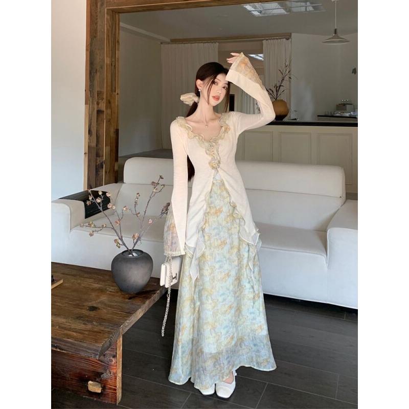 Women's Two Piece Set Ruffle T - đánh giá và giá Summer Short Set