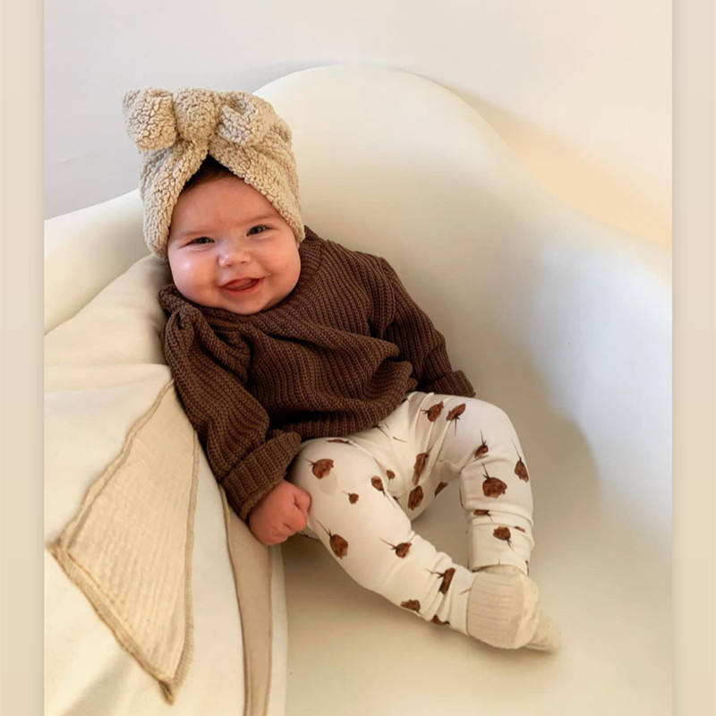 Cute Newborn Baby Knot Turban  - đánh giá và giá Baby Clothing Material