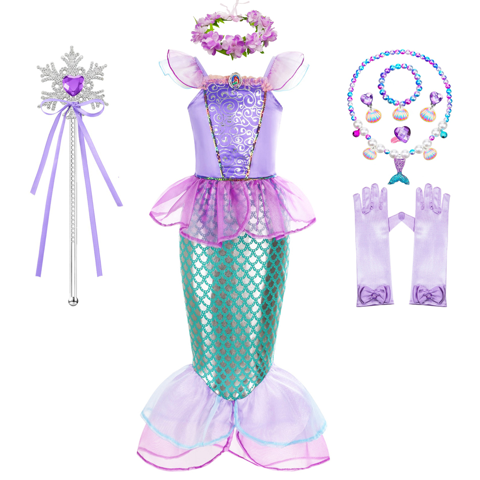 Mermaid Costume For Girls Hall - đánh giá và giá Baby Clothing Europe
