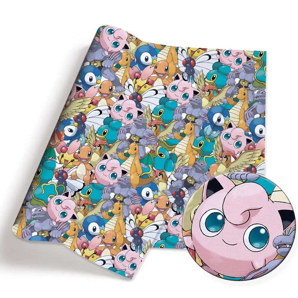 Pokemon Cartoon Fabric140*50cm - đánh giá và giá Baby Clothing Items
