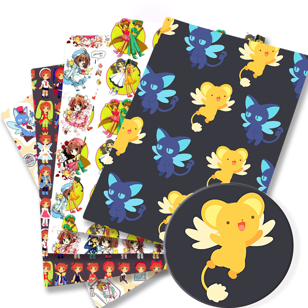 Sakura Cartoon Fabric Hot DIY  - đánh giá và giá Baby Clothing Material