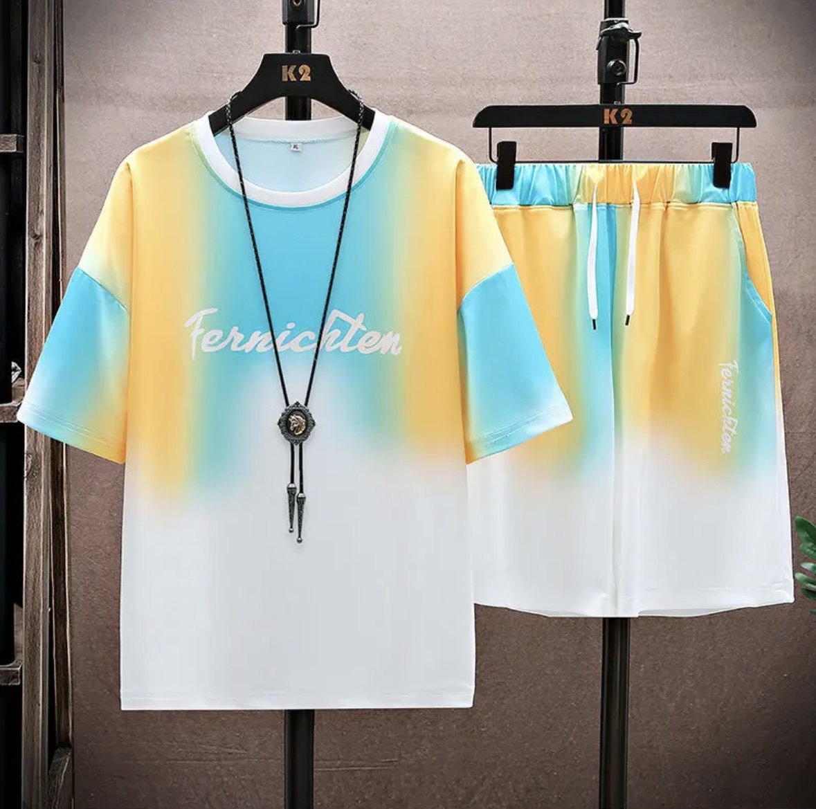 New hot-selling summer couple  - đánh giá và giá Summer Short Set