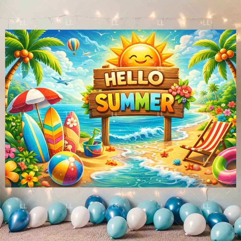 Summer Hawaii Beach Party Deco - đánh giá và giá Baby Clothing Hawaii